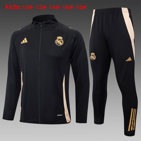 Niños Chandal Real Madrid 2024-25 Negro 3